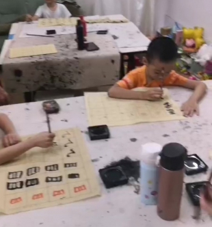 华南农业大学孔教授书法培训